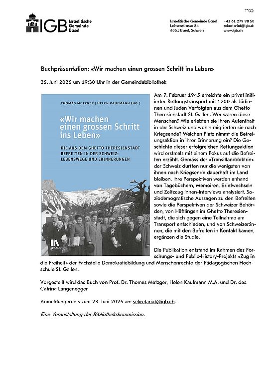 Buchpräsentation