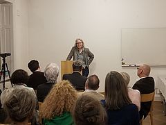 Susanne Fischer am Rednerpult