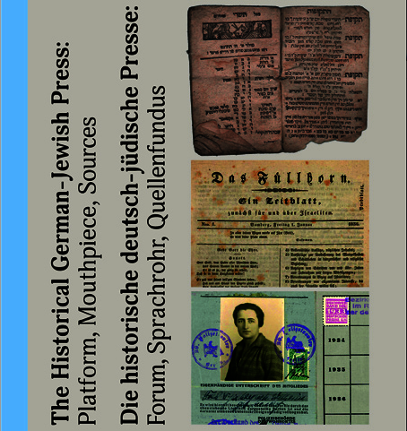 Titelblatt des Buches "Die historische deutsch-jüdische Presse"