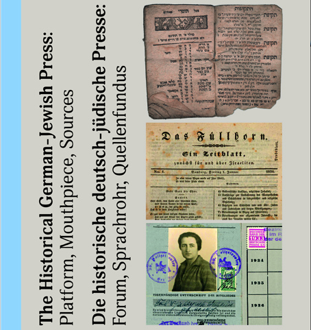 Titelblatt des Buches "Die historische deutsch-jüdische Presse"